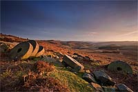1190 Abandoned Millstones Chris Gilbert, Ravenseye Gallery, Peak District, Photographs, Courses